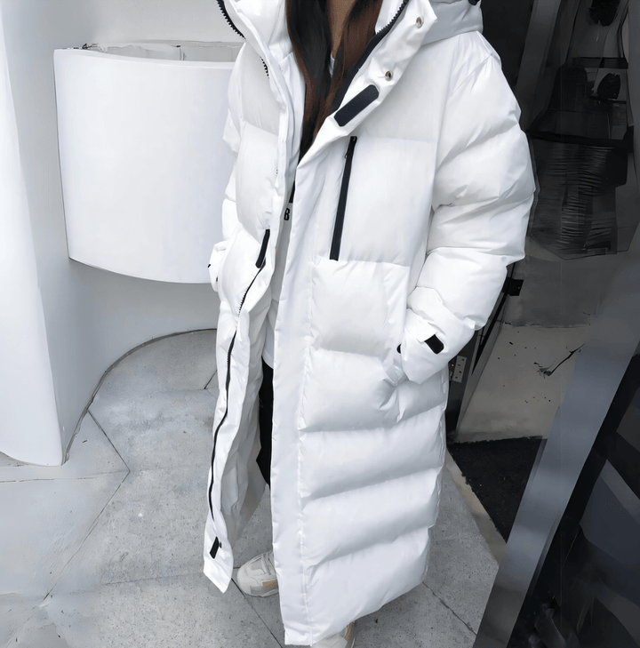 Damenschuhe bleiben keine Option, da es sich hier um eine Jacke handelt. Ein passender Titel wäre: 
Damen Übergangsjacke Kapuzen-Langarm Trendy