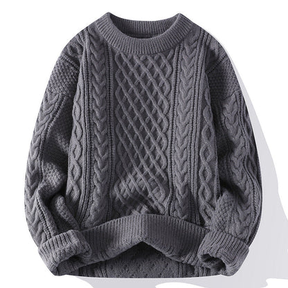 Herren Pullover Rautenmuster Modern Geschenk - IdealeKleiden