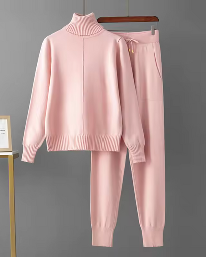 Damen Kleid Set Elegant Komfortabel 2-teilig