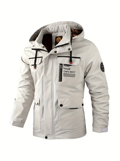Praktische Herrenjacke Outdoor Kapuze