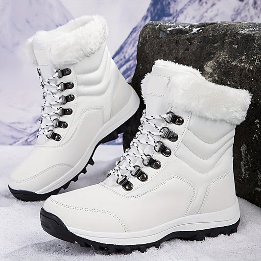 Wanderschuhe Damen Warm Isoliert Waterproof - IdealeKleiden
