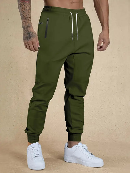 Bequeme Herrenhose mit Kordelzug und lockerem Sitz