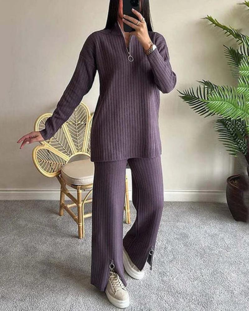 Strickanzug Set Damen Modern