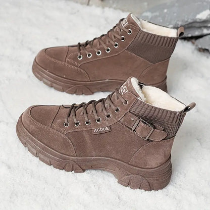 Weiche Samt Stiefel Damen