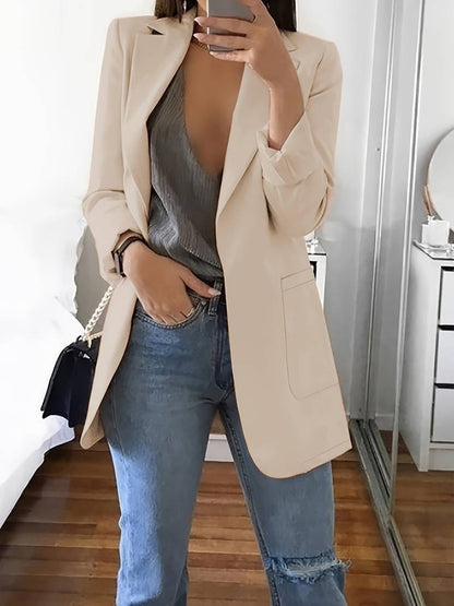 Eleganter Damenblazer Langarm Stil