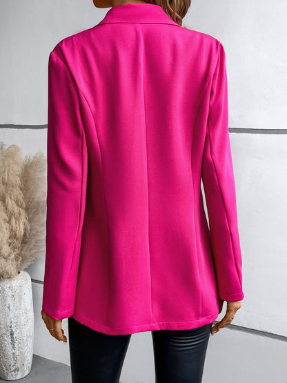 Stylischer Blazer Damen Elegant Langarm - IdealeKleiden