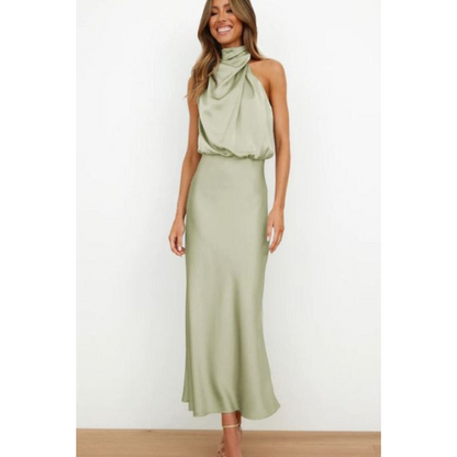 Damenkleid Halfterform Midilängig - IdealeKleiden