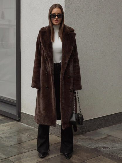 Eleganter Langmantel Damen Modern