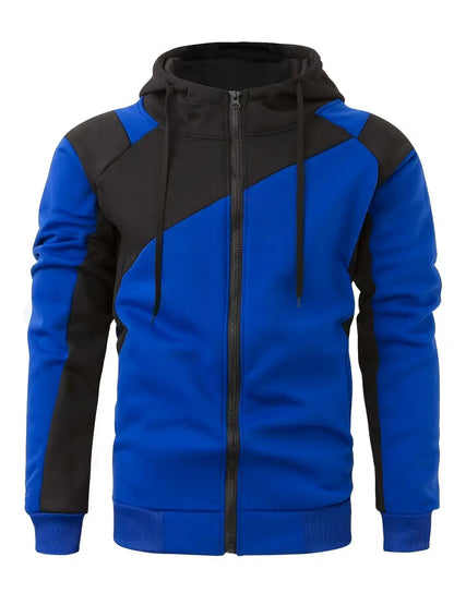 Kapuzenpullover Herren Farbblock Style