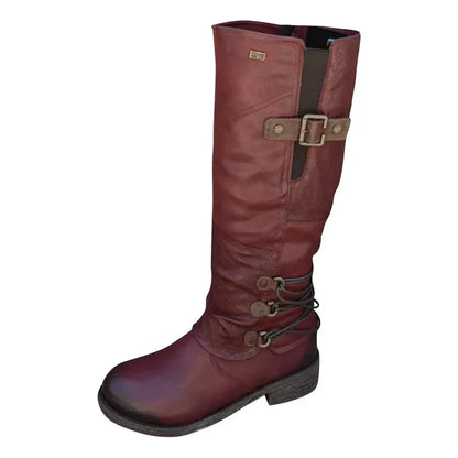 Serafina Winterstiefel Damen Overknee High Heel