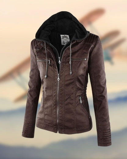Stylische Lederjacke Elegant & Exklusiv
