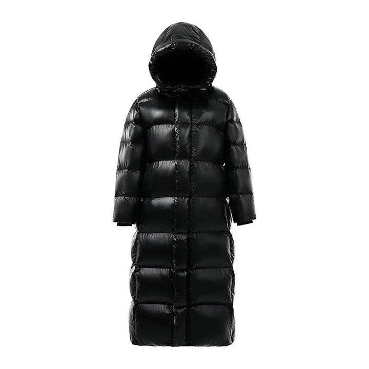 Damen Winterjacke Lang Gepolstert Warm