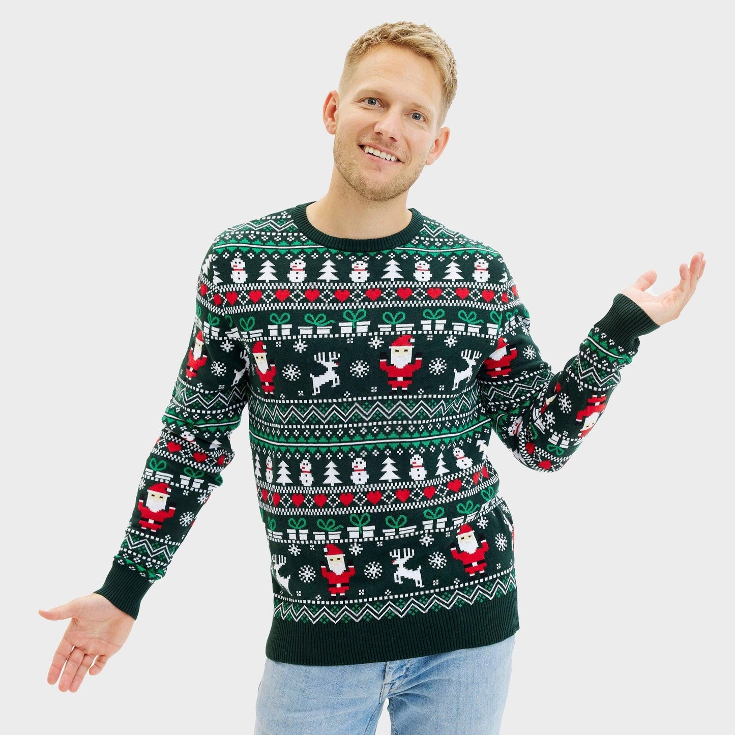 Weihnachtspullover Herren Elegant Style - IdealeKleiden