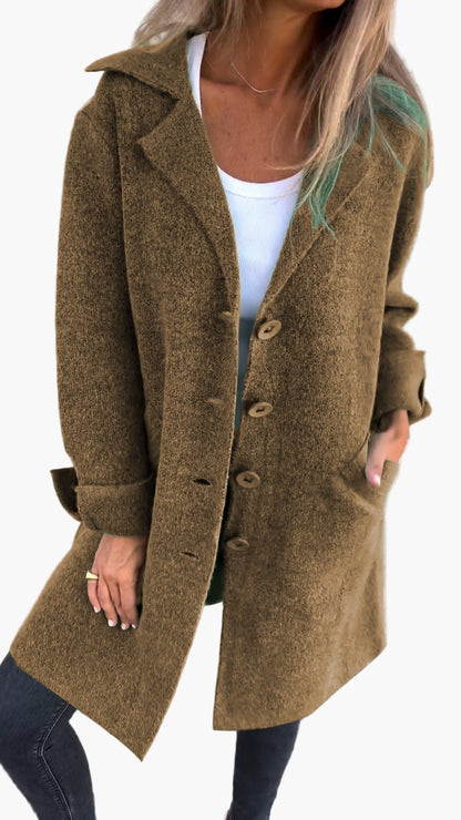 Damen Mantel Mode Oversized Stil