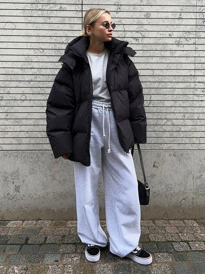 Warme Winterjacke Damen Elegant Moderne Saisonkollektion