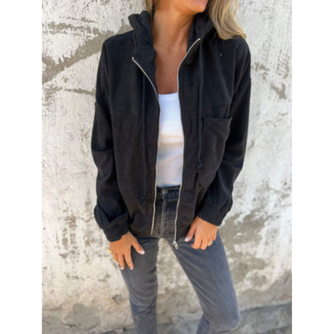 Damen Winterjacke Langarm Kapuzenpullover