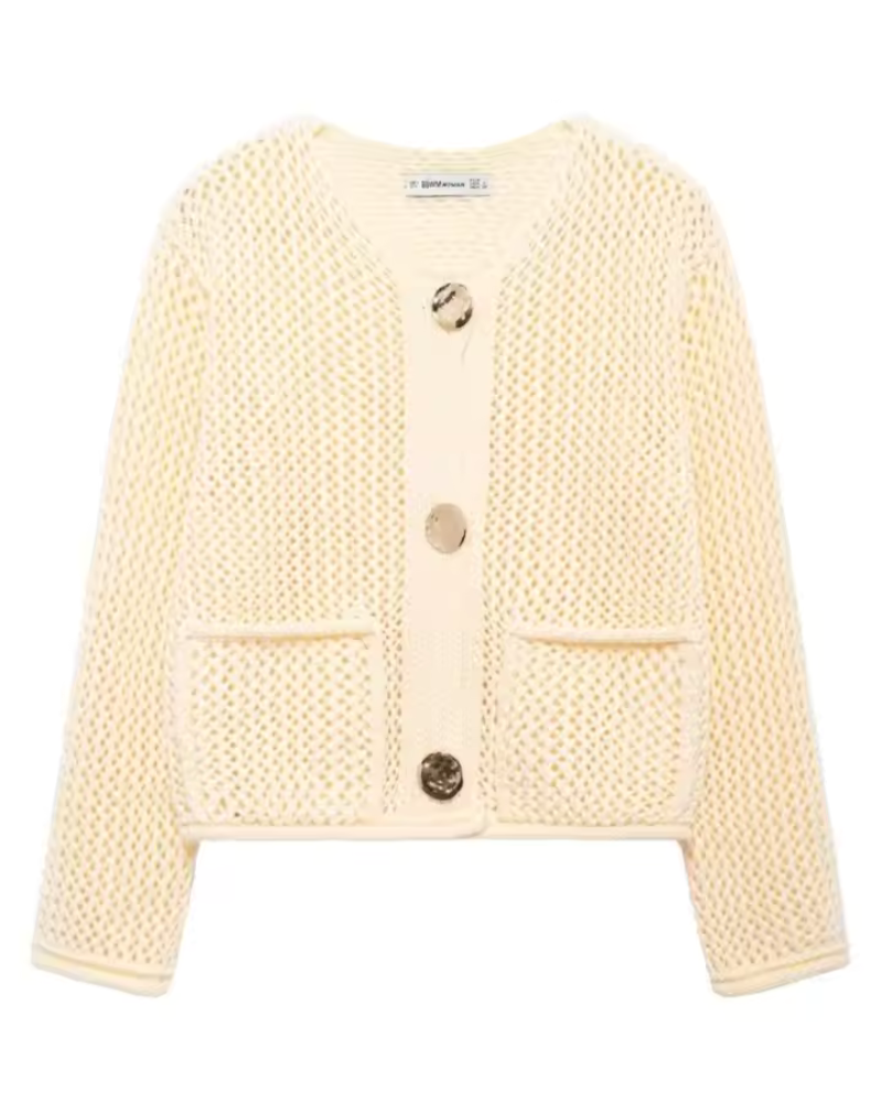 Weiches Burgunder Cardigan