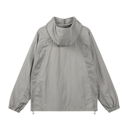 Praktische Windjacke mit Kapuze - IdealeKleiden