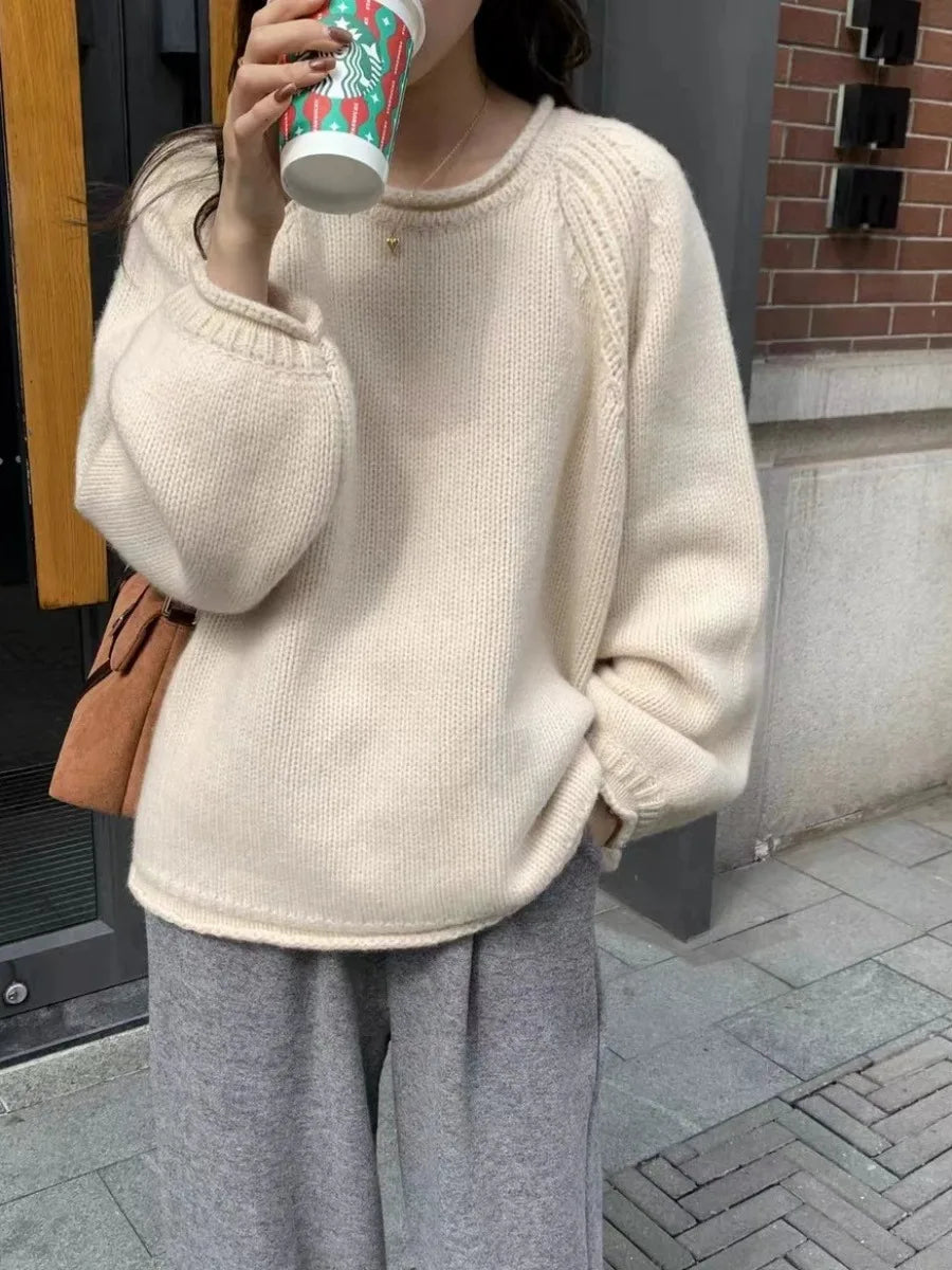 Bequemer Oversized Pullover Weich und Gemütlich