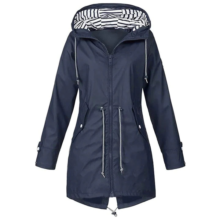 Wasserdichte Outdoor-Jacke Lang Verstellbar