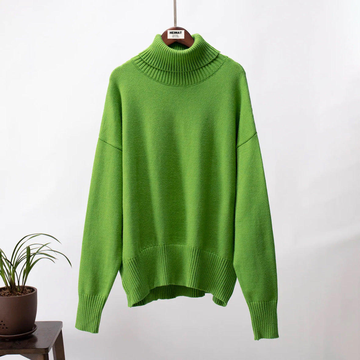 Bequemer Damen Pullover Locker Geschnitten