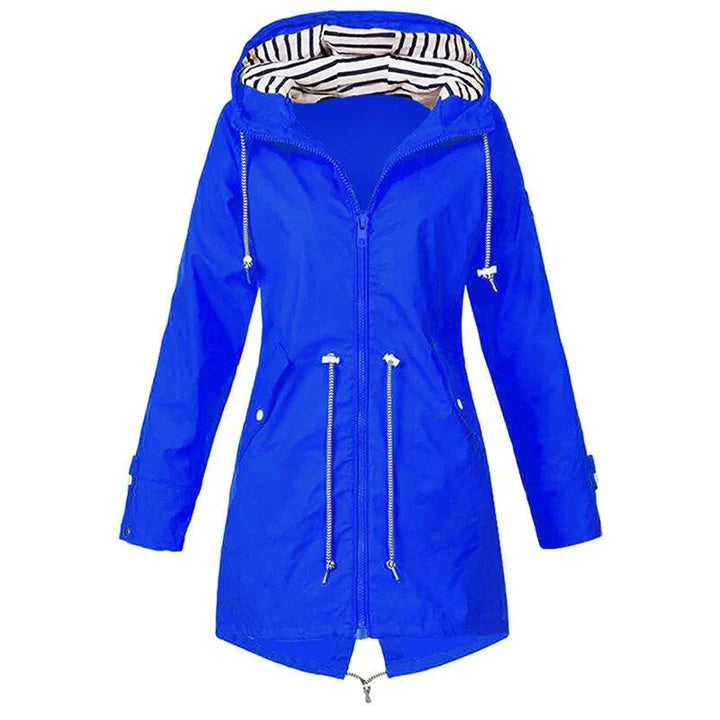 Wasserdichte Outdoor-Jacke Lang Verstellbar