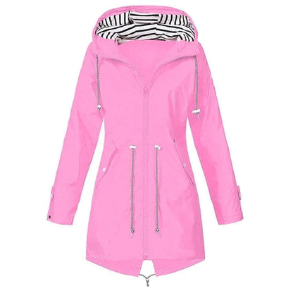 Wasserdichte Outdoor-Jacke Lang Verstellbar