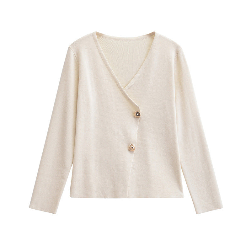 Stylischer Damen Cardigan Asymmetrisch
