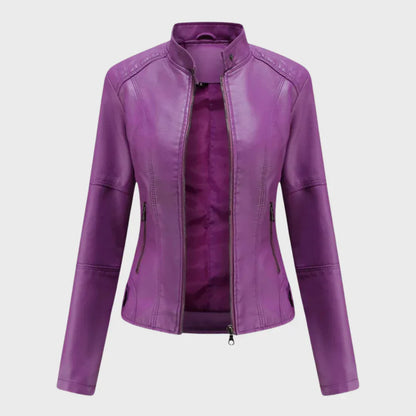 Lederjacke Casual Trendy