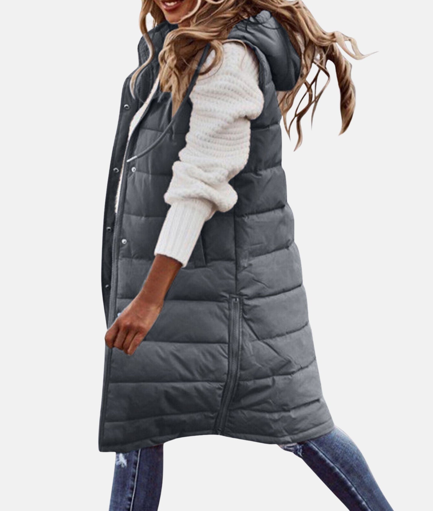 Wintermantel Lang Damen Kapuze