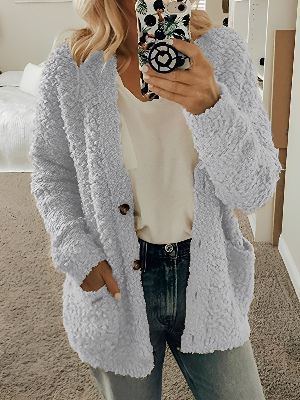 Bequemer Damen Cardigan Lässig Chic