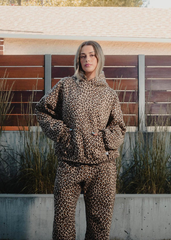 Stylishes Sweatshirt Leoparden Design