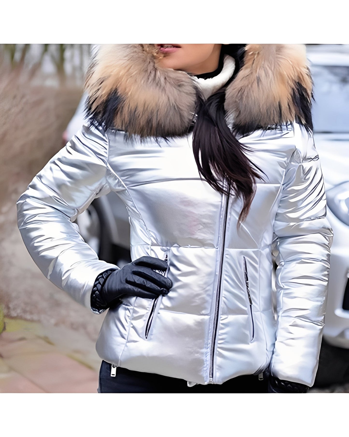 Damen Daunenjacke Warm Isoliert