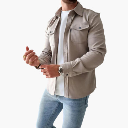 Moderne Overshirt Jacke - Vielseitiges Hemdjacke für Freizeit und Arbeit