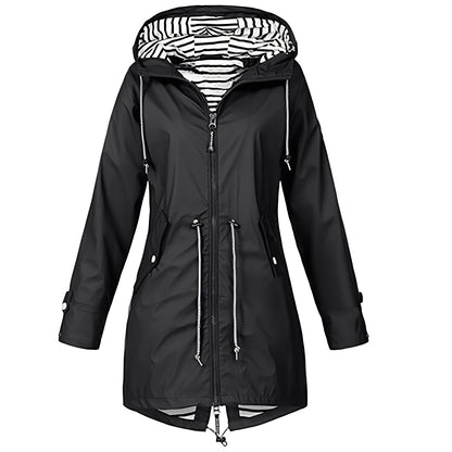 Leichte Damenjacke Kapuzen Outdoor