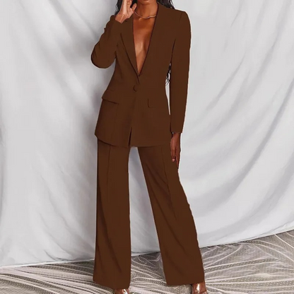 Elegantes Damen Blazer Set Langarm