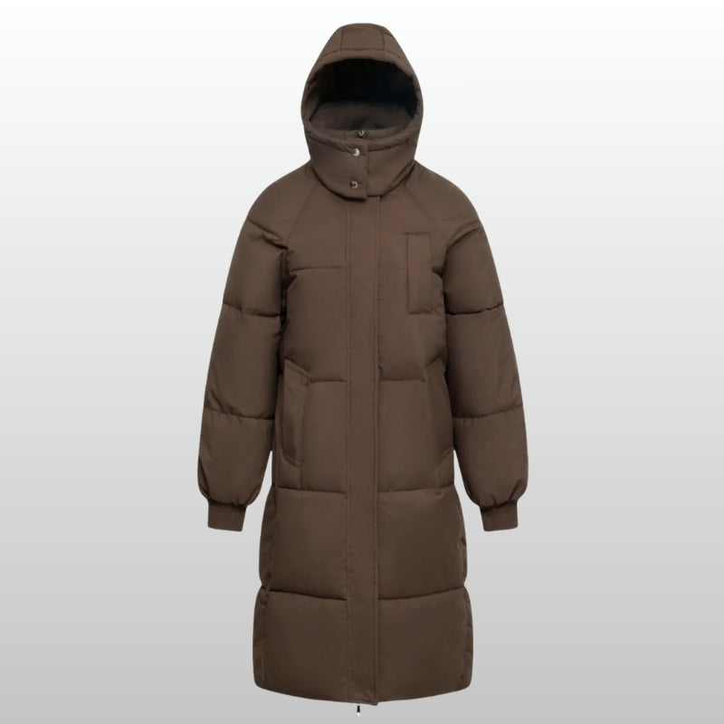 Lange Winterjacke Damen Daunenjacke