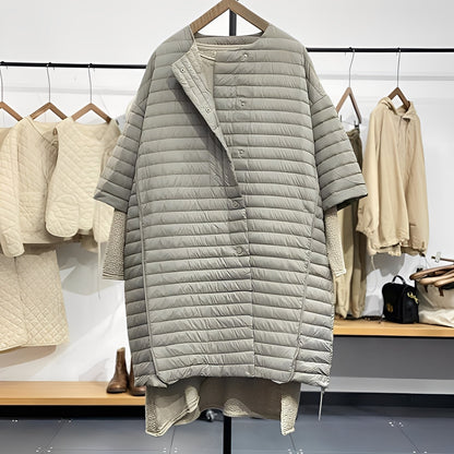 Großer Frauenmantel Lässig Oversized Design