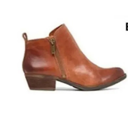 Bequeme Stiefeletten Niedriger Absatz Wildlederoptik