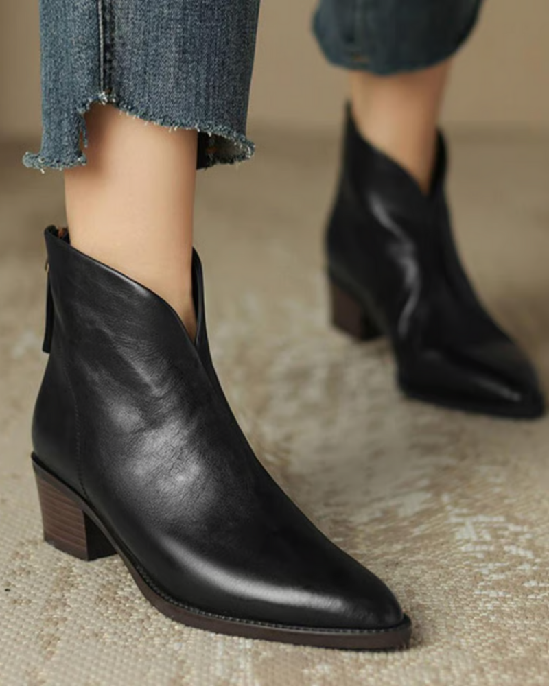 Elegante Damenstiefel Höhe Schuhe