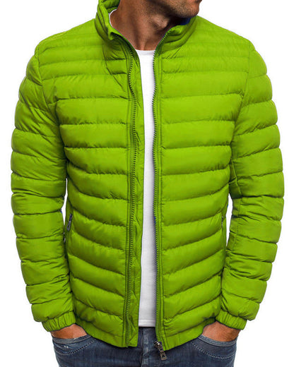 Einfache Stehkragenjacke Vielfältige Farben