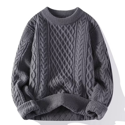 Weiche Strickpullover für Damen Langarm Rundhals Bequem