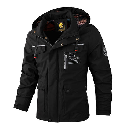 Wasserdichte Outdoor-Jacke Männer Sportlich