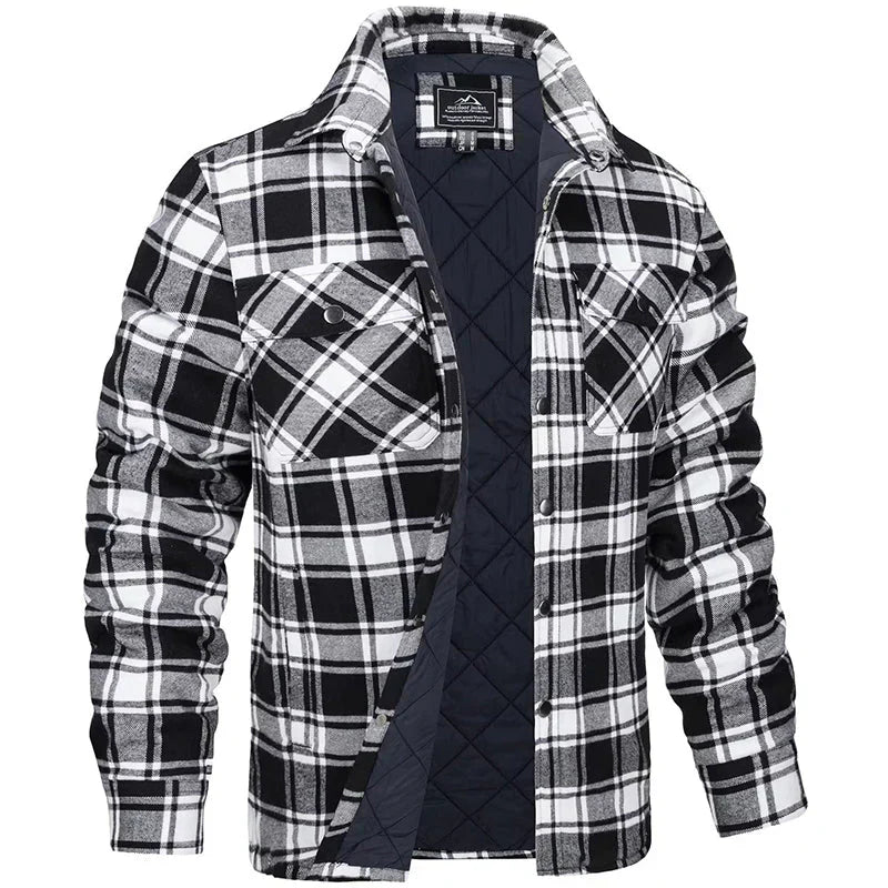 Gefütterte Steppjacke Braun
