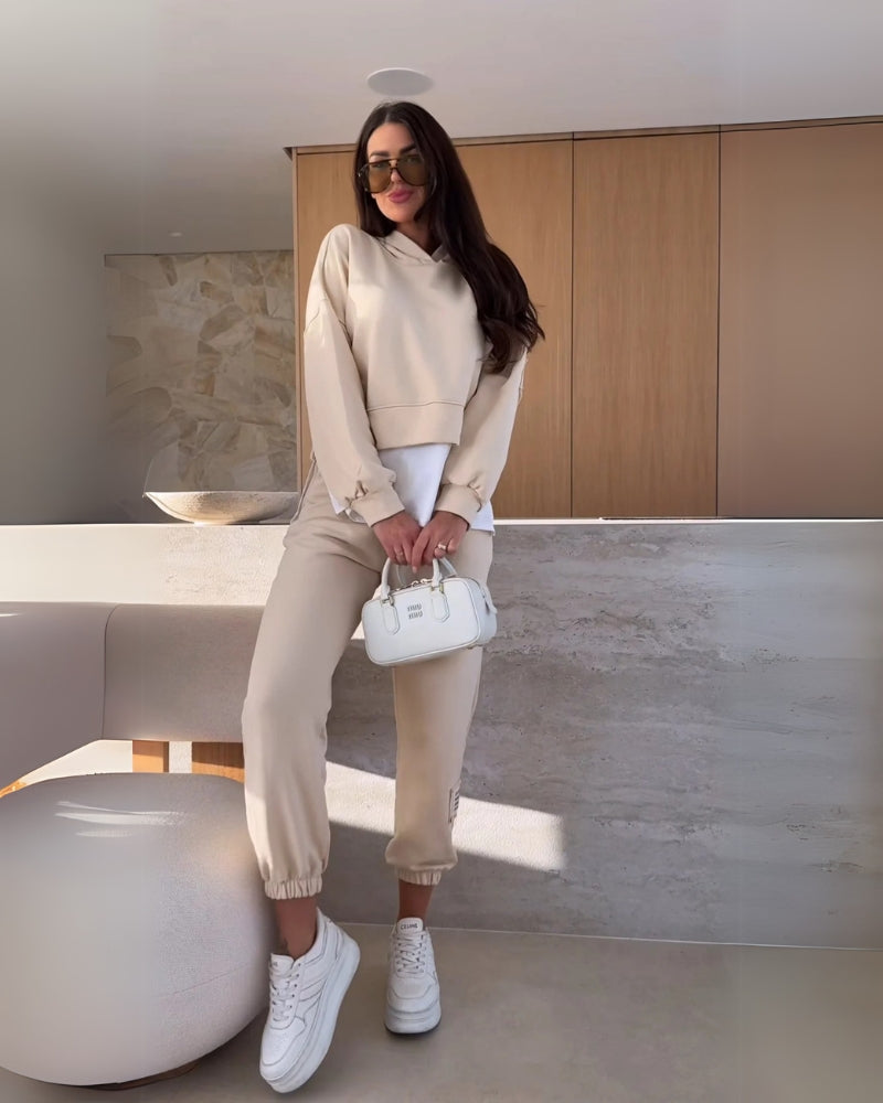Stylisches 2-Teiliges Kleid Set Damen