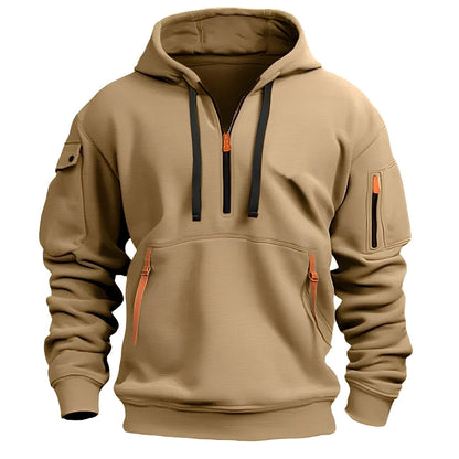 Bequeme Hoodie für Männer mit Halbzip