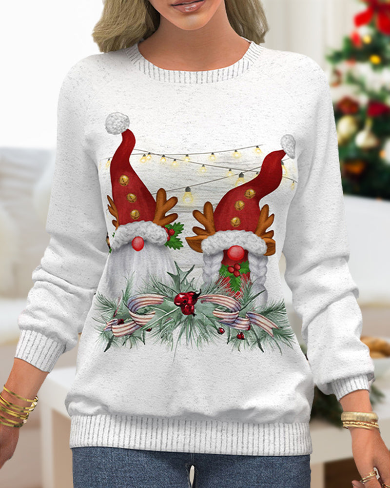 Weihnachtssweatshirt Festlich Rot