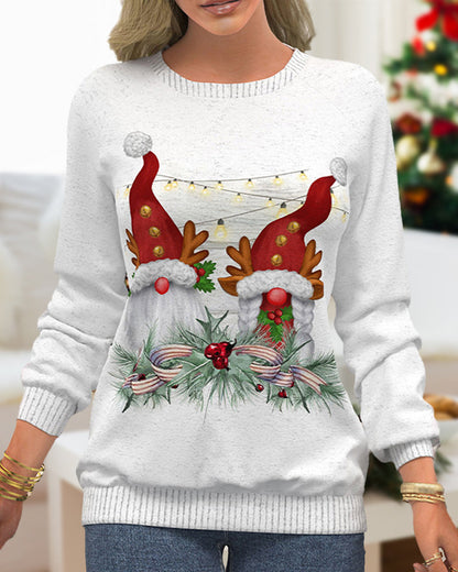 Weihnachtssweatshirt Festlich Rot