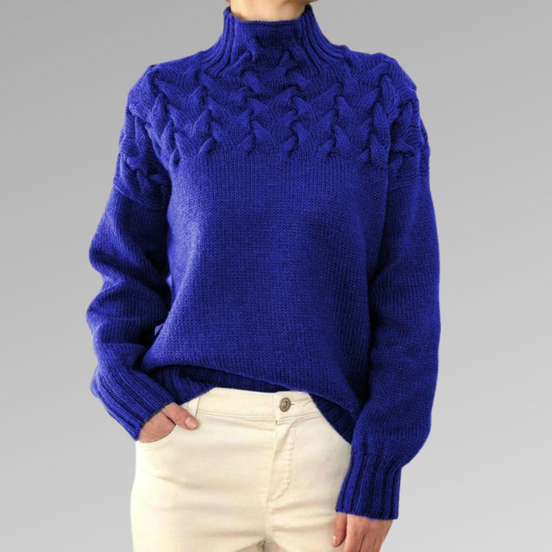 Elegante Damenkleidung Mit Stehkragen Warm