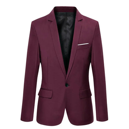 Moderne Herrenblazer Slim Fit Design